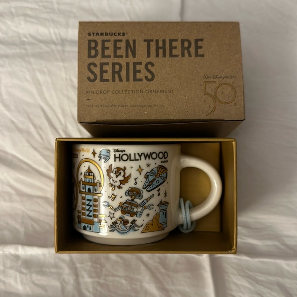 Disney Starbucks | Hollywood Studios Been There Series 50th Anniversary Ornament